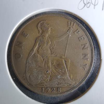 沼泽如烟--第956场 - 英国1928年1便士