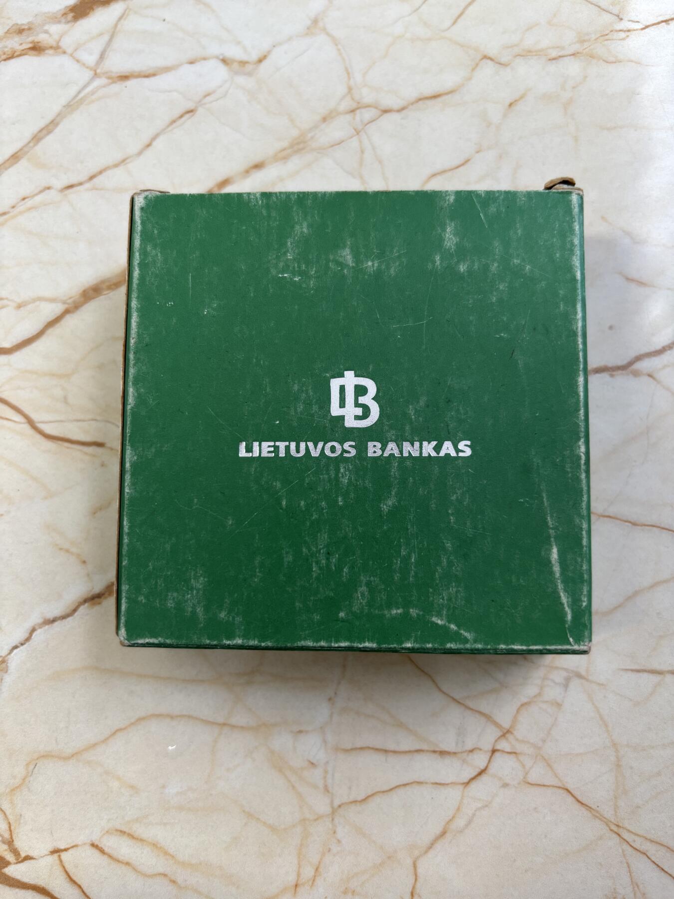 第187期拍卖 立陶宛2003年发行2004年雅典奥运自行车纪念银币，925银28.28克，发行2000枚