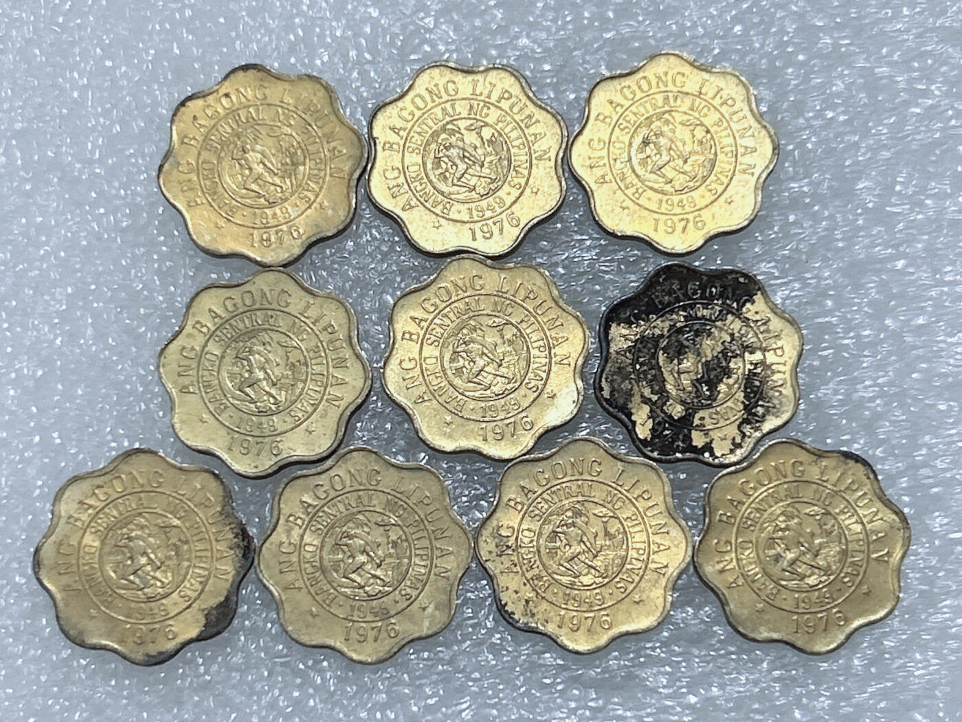 第一海外回流一元起拍收藏 散集专场  第289期 菲律宾5分铜币 10枚