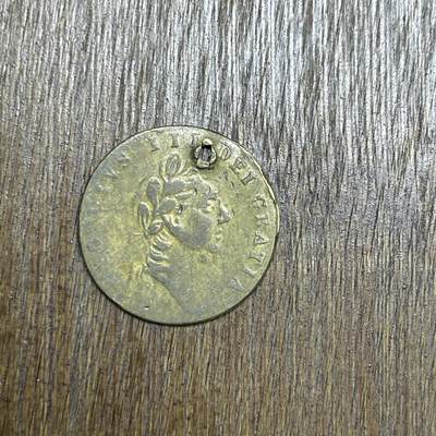 【铜匠收藏】★第137场★散币场。不寄存，30包邮。不满30元，支付5元运费。《接受代拍 代送NGC评级》 - 23【无寄存】1797 乔三 代用币 有孔