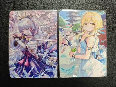 天玑星卡拍第159期《1.12周一截拍》持续收拍收评中 满赠卡需备注 - 动漫美女 金属卡 两张