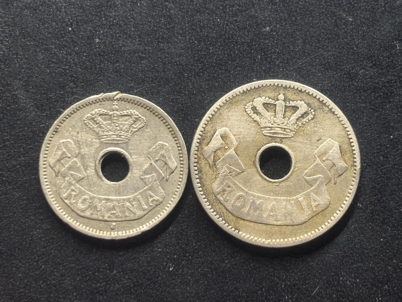 邮泉阁限时拍卖第三十九场 欧洲专场（硬币在国外。请付邮费6元。） 罗马尼亚王国2枚