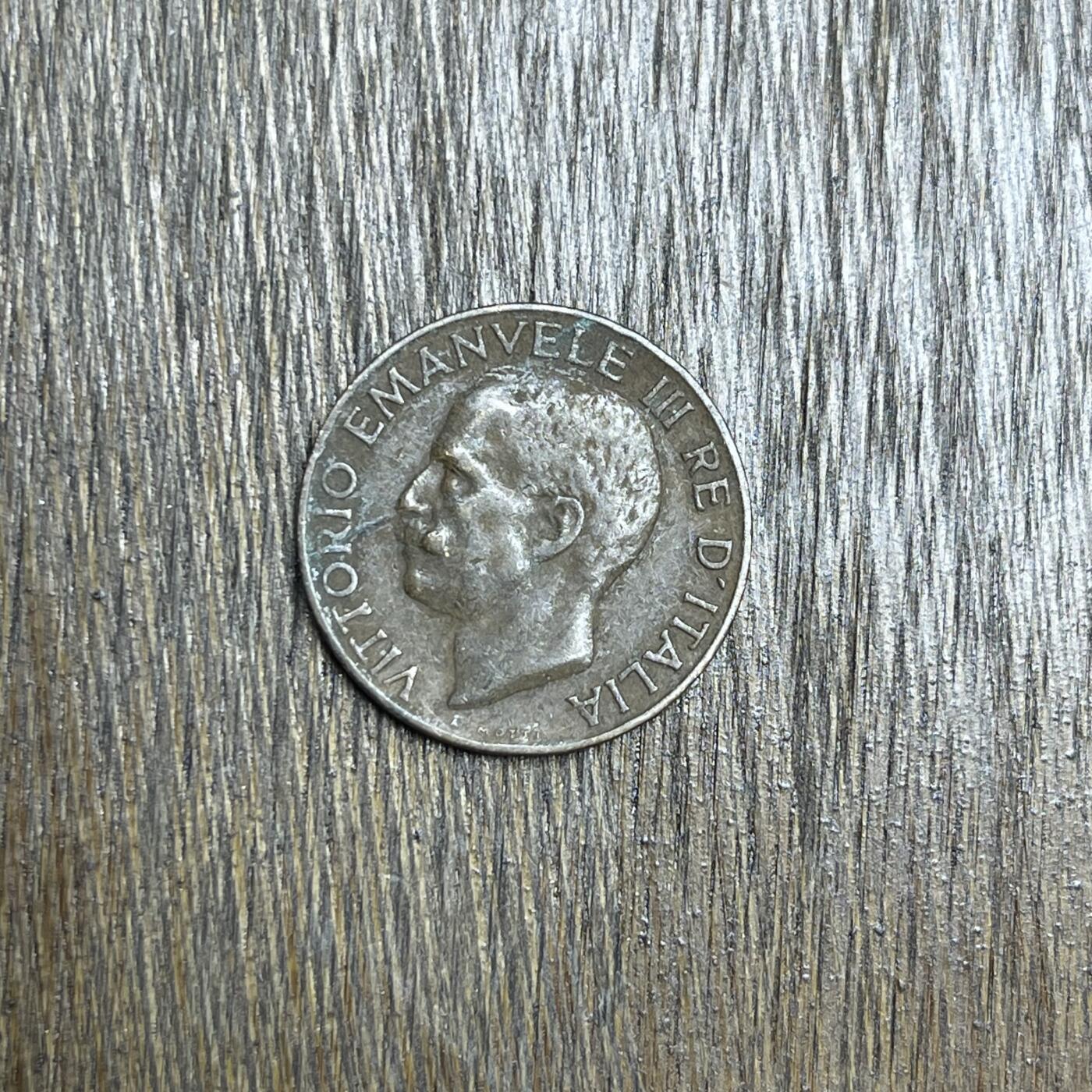 【铜匠收藏】★第137场★散币场。不寄存，30包邮。不满30元，支付5元运费。《接受代拍 代送NGC评级》 52【无寄存】1928 意大利 5分 铜币