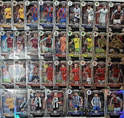 满200包邮！龙虎卡牌-七一场（满200元包邮，无佣金，每周六结拍，欢迎送拍） - 34张不重复 折射卡 Panini Prizm 2021-22赛季英超系列