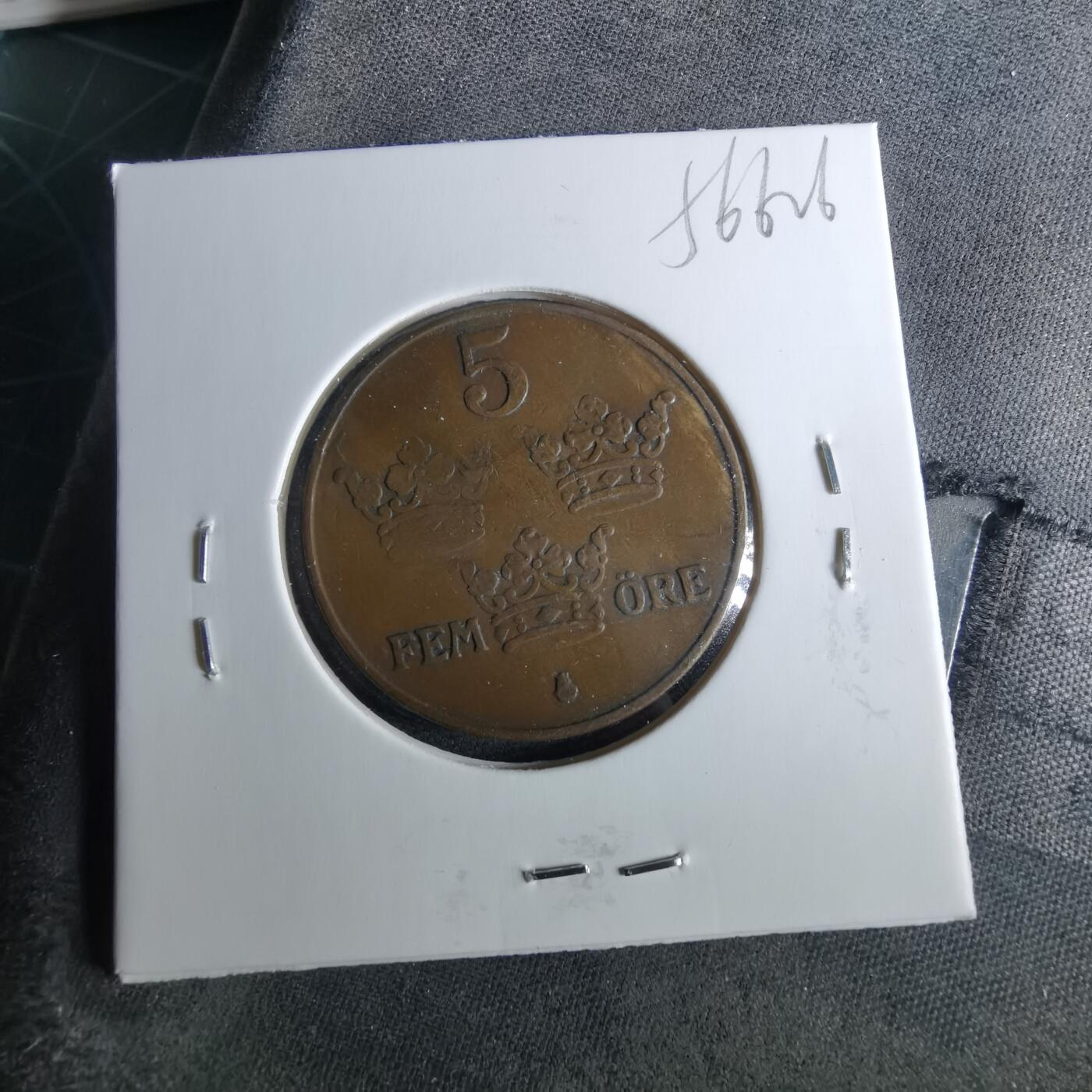 沼泽如烟--第956场 瑞典1926年5欧尔