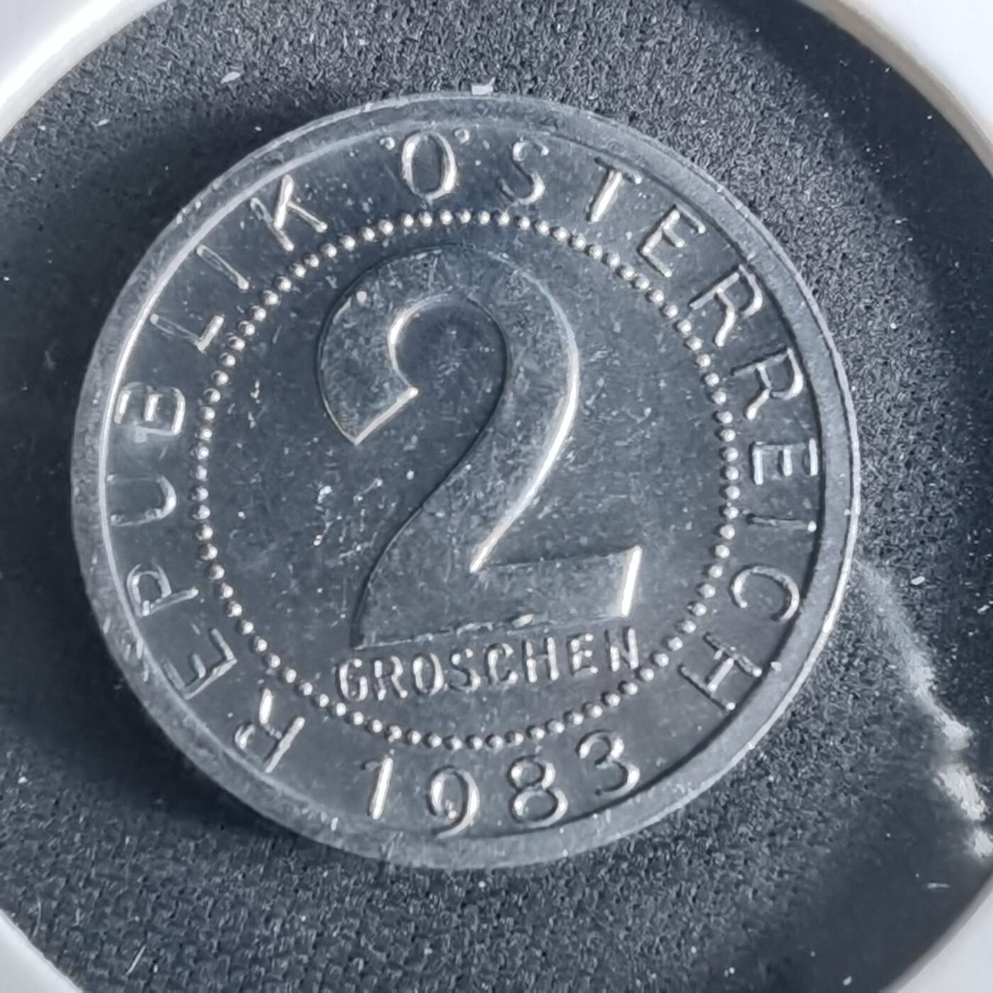 沼泽如烟--第956场 奥地利1983年2格罗申