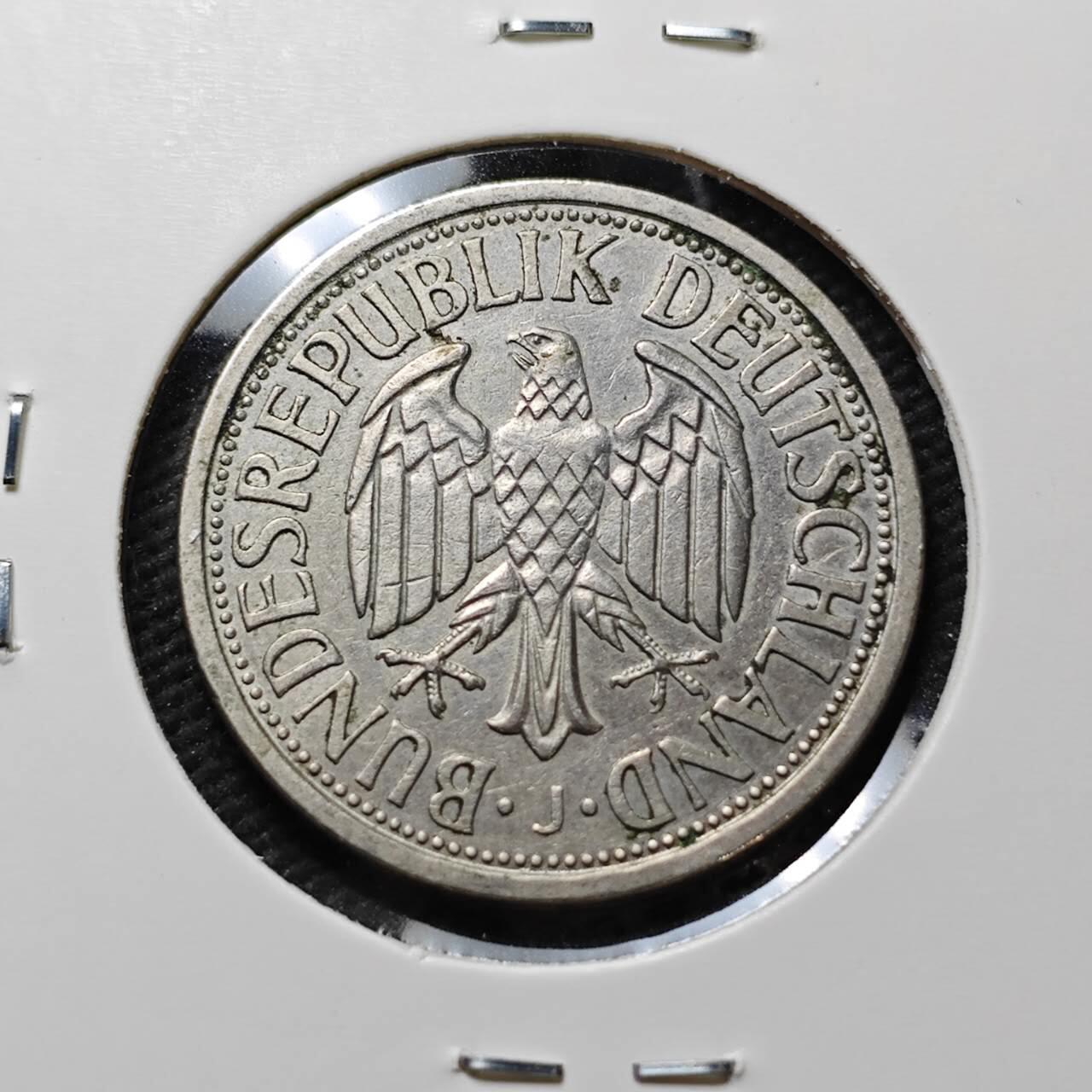 KK钱币收藏小铺  第399期  百期特拍（四拍之三）2月预留时间 周末发货  1951J西德2马克 汉堡造币厂