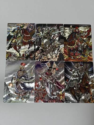 满200包邮！龙虎卡牌-七一场（满200元包邮，无佣金，每周六结拍，欢迎送拍） - 全粗6张 星宿文创 非严 - 梁山五虎将&异色董平