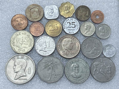 第一海外回流一元起拍收藏 散集专场  第289期 - 菲律宾硬币 20枚 无重复