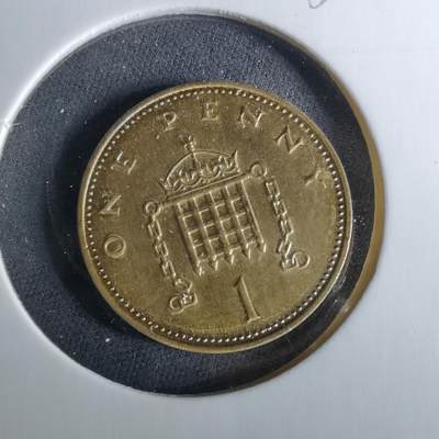 沼泽如烟--第956场 - 英国1984年1便士镀金