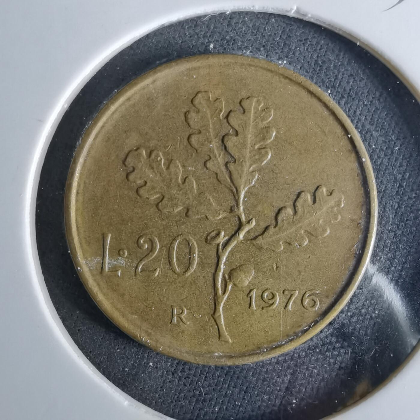 沼泽如烟--第956场 意大利1976年20里拉