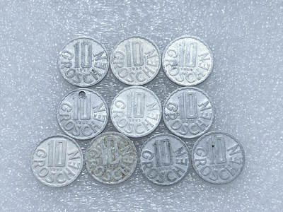 第一海外回流一元起拍收藏 散集专场  第289期 - 奥地利10格罗申铝币 10枚