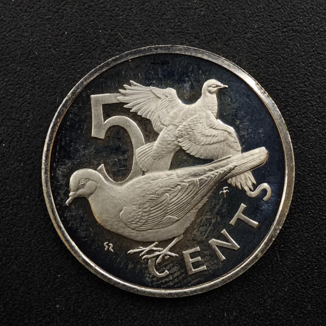 【淘币小摊】实时拍第八百四十四拍   散币场   满百包邮可预留二周 每周一统一发货   维尔京1973年5分精制镍币