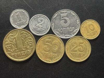 邮泉阁限时拍卖第三十九场 欧洲专场（硬币在国外。请付邮费6元。） - 乌克兰7枚