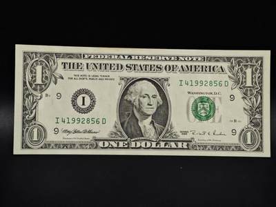 【淘币小摊】限时拍第八百四十五拍  纸币场  满百包邮可预留两周  周一统一发货  - 美国1995年1美元纸币