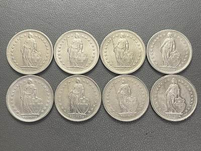 回流0110 - 瑞士1/2瑞士法郎8枚