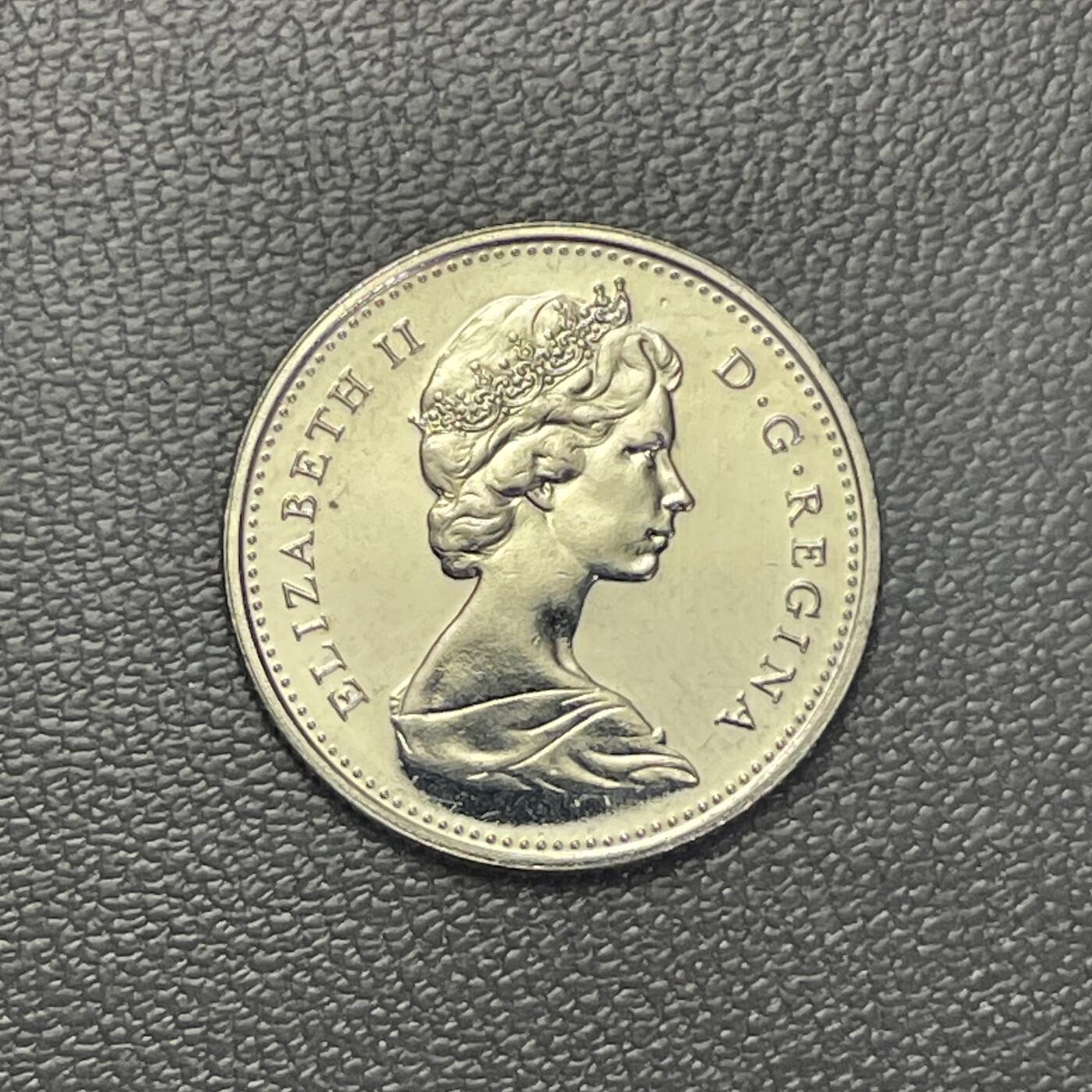 回流0110 加拿大1975年10分精制镍币  