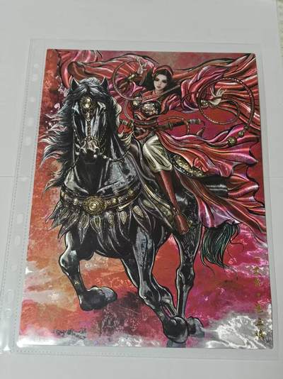 满200包邮！龙虎卡牌-七一场（满200元包邮，无佣金，每周六结拍，欢迎送拍） - A4粗闪大卡 卡德曼 张建东-扈三娘