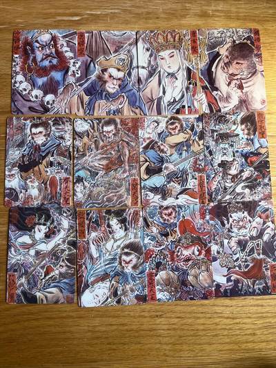 欢迎送拍、零成本上架，释放现金流，合理分配上拍卡品 - 【普卡套27张】彫仙 西游系列（非常精美好多多对你能拼一起）