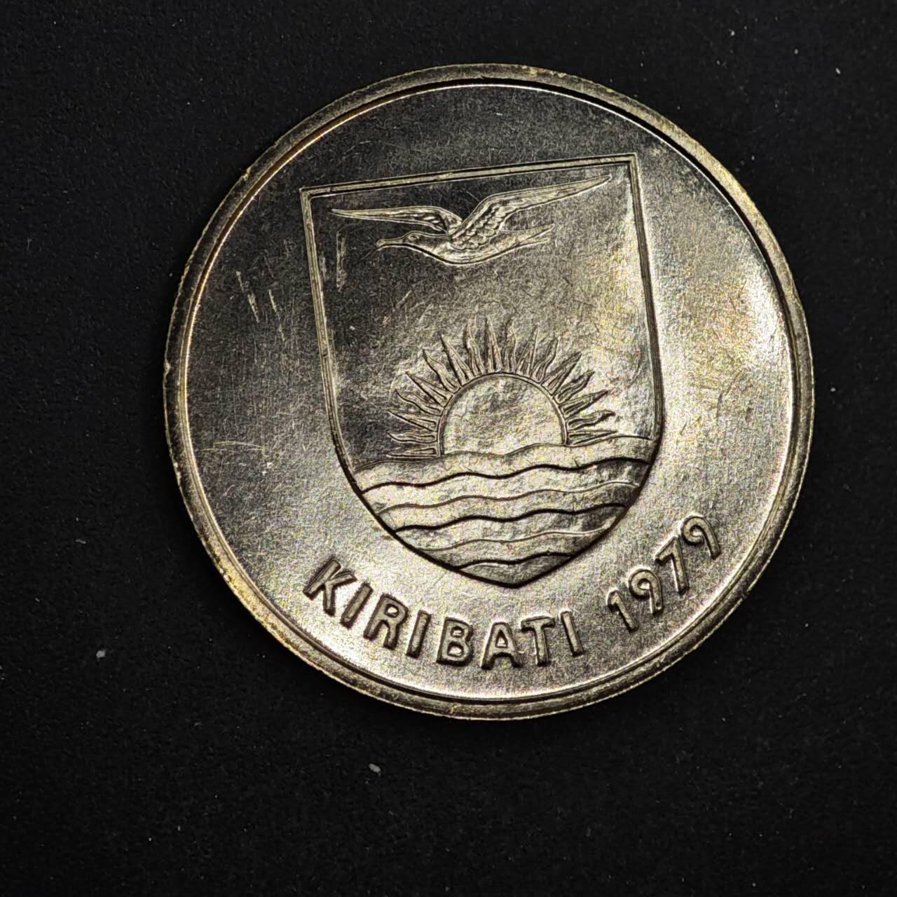 【淘币小摊】实时拍第八百四十四拍   散币场   满百包邮可预留二周 每周一统一发货   基里巴斯1979年20分镍币