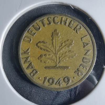 沼泽如烟--第956场 - 德国1949年10芬尼银行版