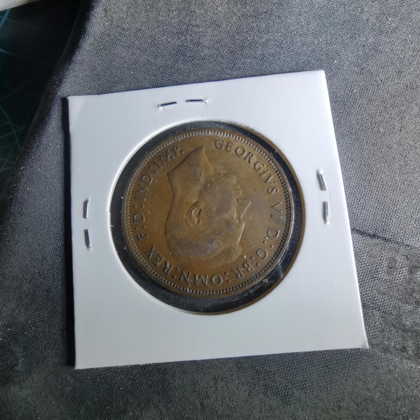 沼泽如烟--第956场 英国1946年1便士