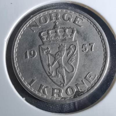 沼泽如烟--第956场 - 挪威1957年1克朗