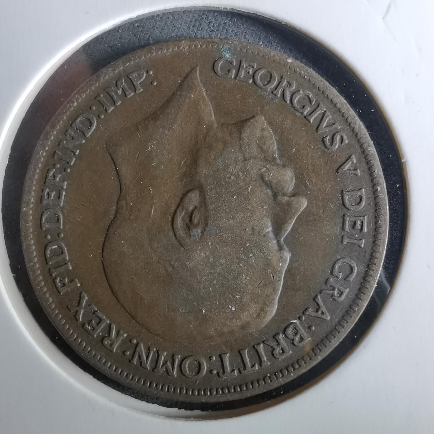 沼泽如烟--第956场 英国1917年1便士