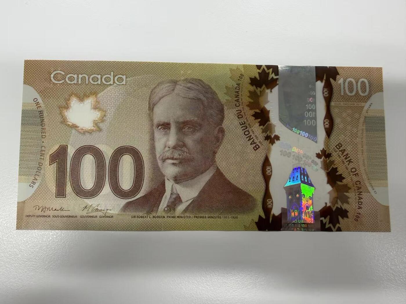 🐍甜小邱世界纸币收藏🐍第139期精品场💐 【流通品 EKA首发冠+无47靓号】加拿大 100元