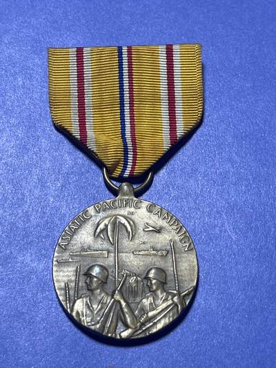 世界各国奖章纪念章徽章无底价拍卖 - 美国亚洲-太平洋战役奖章（Asiatic-Pacific Campaign Medal）