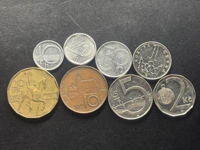 邮泉阁限时拍卖第三十九场 欧洲专场（硬币在国外。请付邮费6元。） 捷克8枚