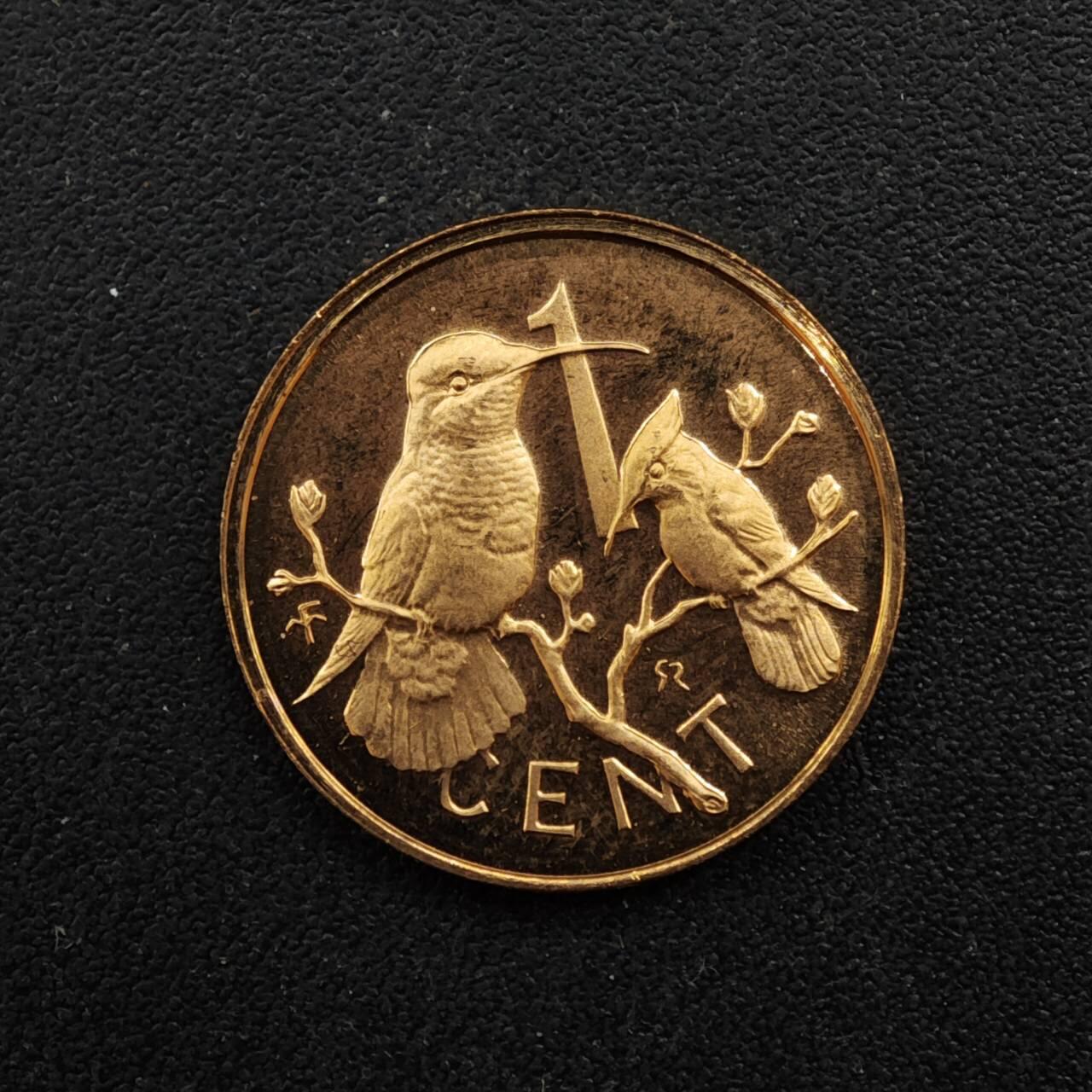 【淘币小摊】实时拍第八百四十四拍   散币场   满百包邮可预留二周 每周一统一发货   维尔京1973年1分精制铜币