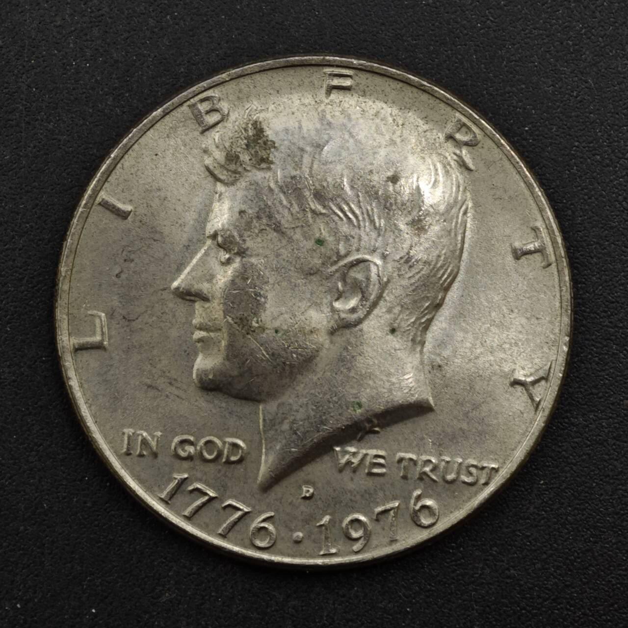 【淘币小摊】实时拍第八百四十四拍   散币场   满百包邮可预留二周 每周一统一发货   美国1976年建国200周年半美元