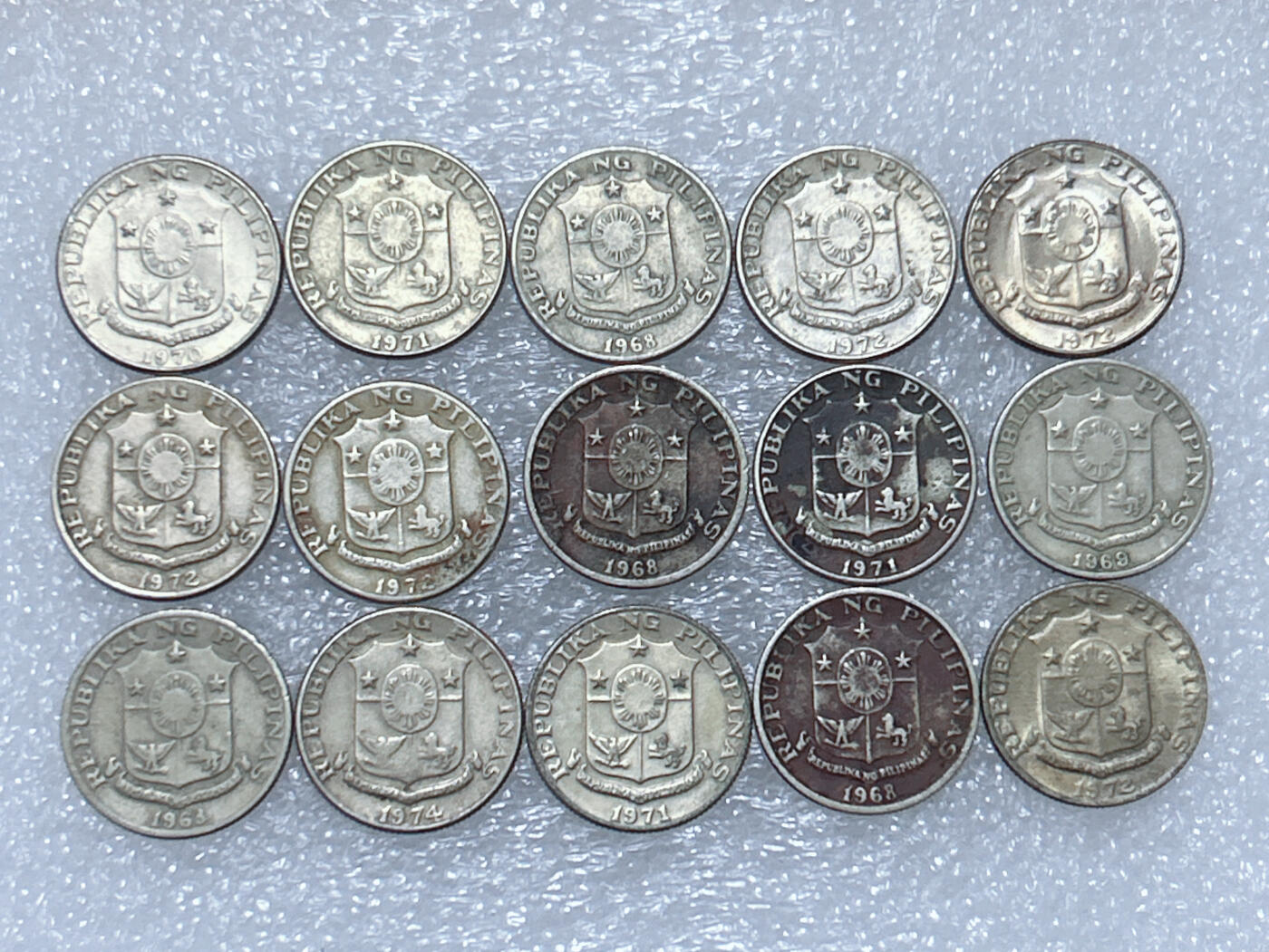 第一海外回流一元起拍收藏 散集专场  第289期 菲律宾10分硬币 15枚