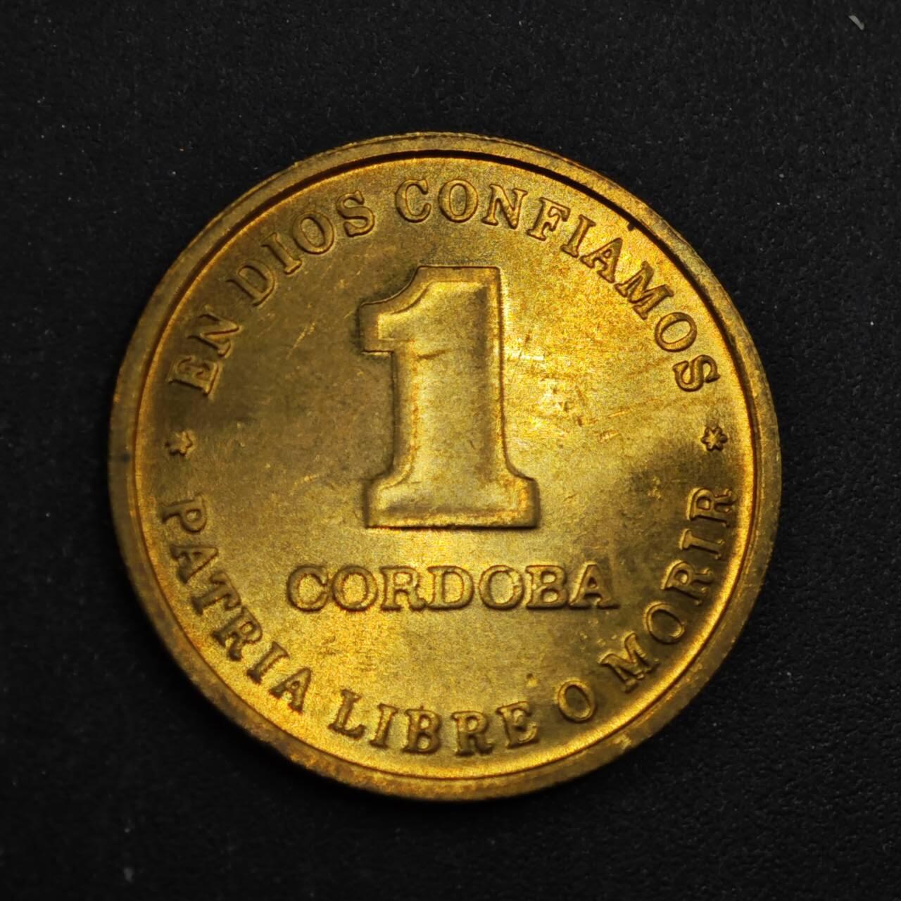 【淘币小摊】实时拍第八百四十四拍   散币场   满百包邮可预留二周 每周一统一发货   尼加拉瓜1987年1可多巴铜币草帽版