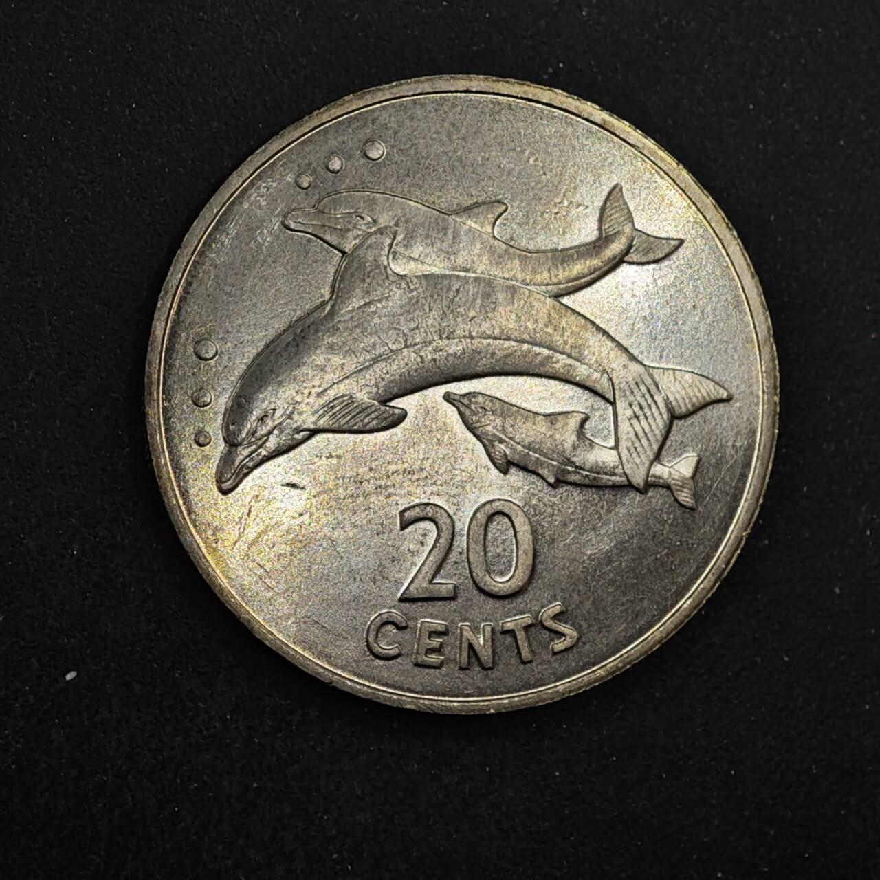 【淘币小摊】实时拍第八百四十四拍   散币场   满百包邮可预留二周 每周一统一发货   基里巴斯1979年20分镍币