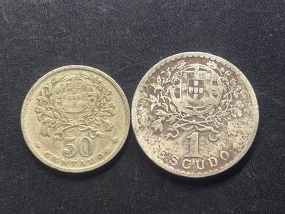 邮泉阁限时拍卖第三十九场 欧洲专场（硬币在国外。请付邮费6元。） 葡萄牙1929年2枚