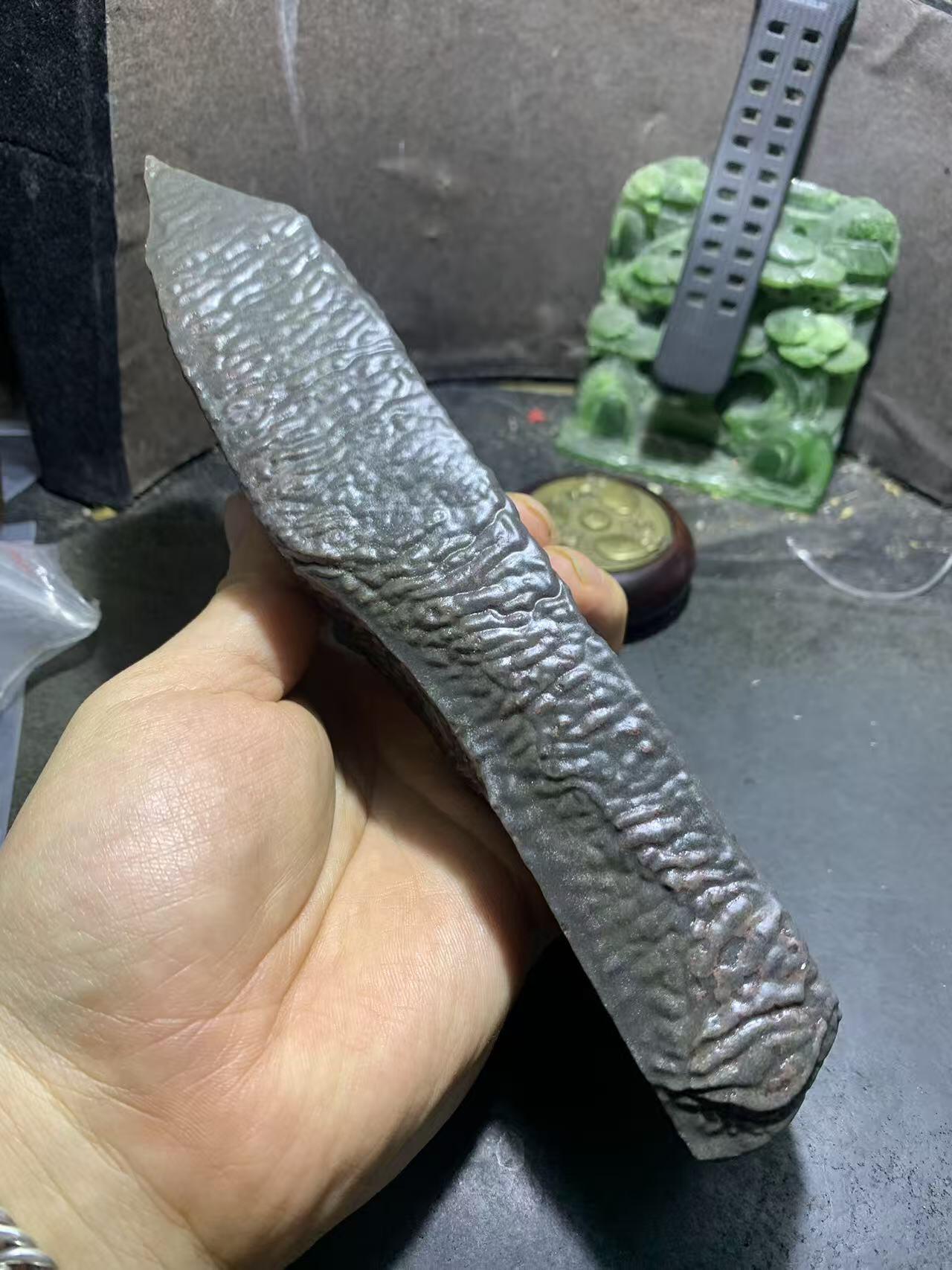 放一块福利，精美新疆泥石把件（摆件）一块