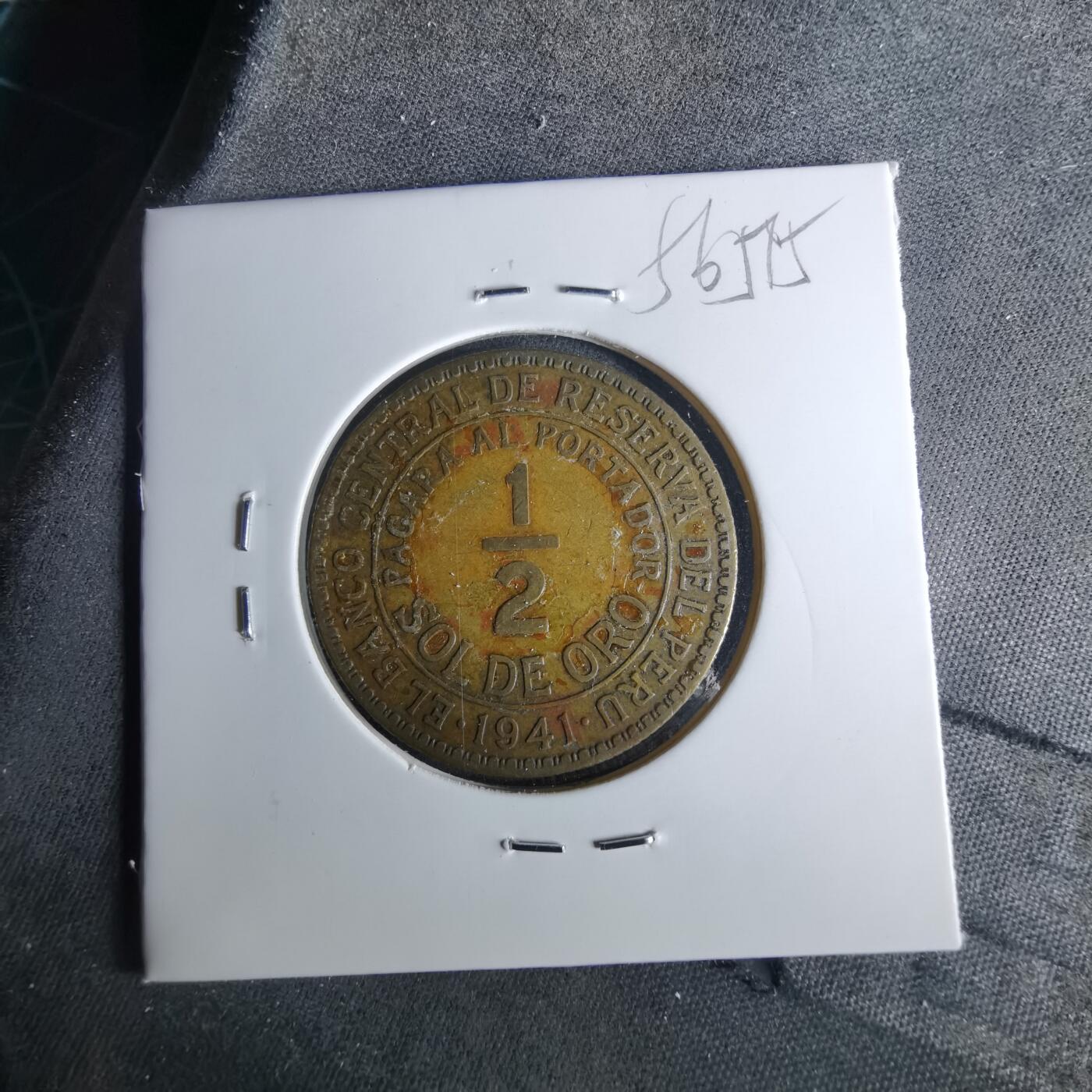 沼泽如烟--第956场 秘鲁1941年半索尔