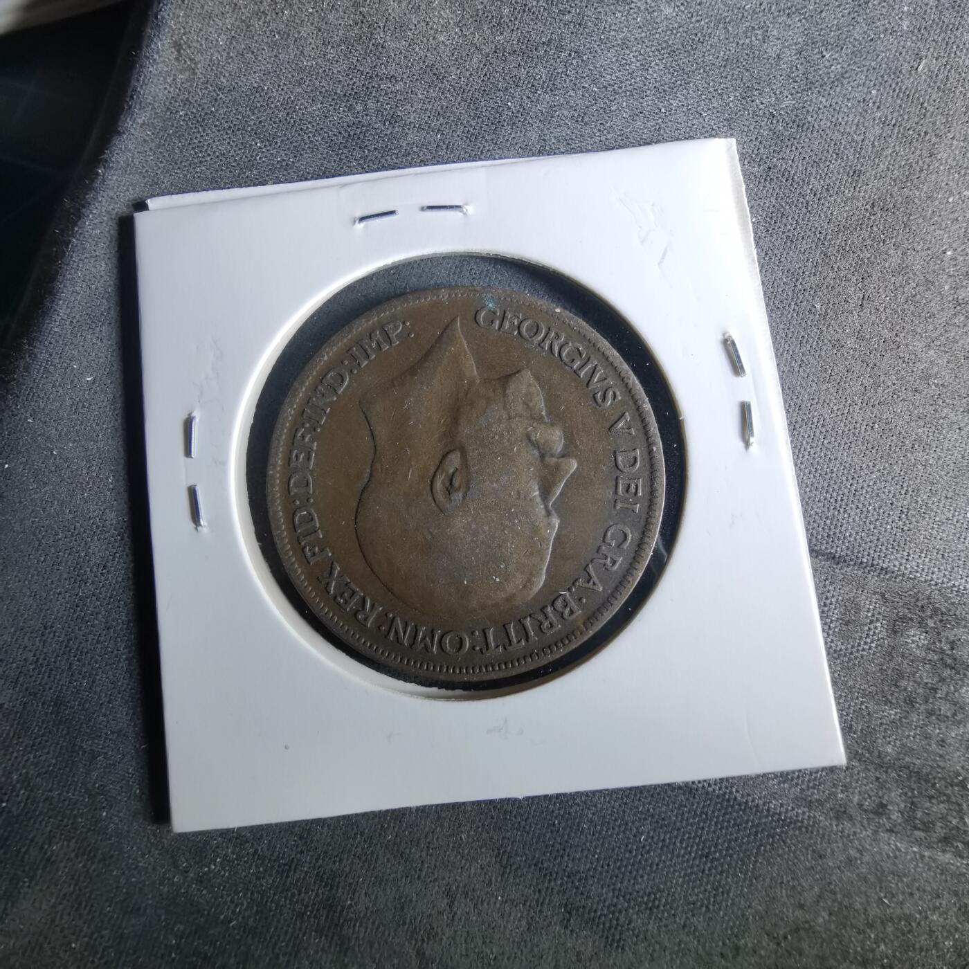 沼泽如烟--第956场 英国1917年1便士