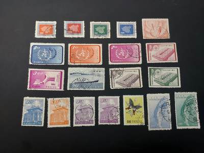 博彦收藏  TM 1月14日 8点 邮票专场 全场包邮 - 中国旧票一组，具体以图片为准，个别瑕疵，大部分上品