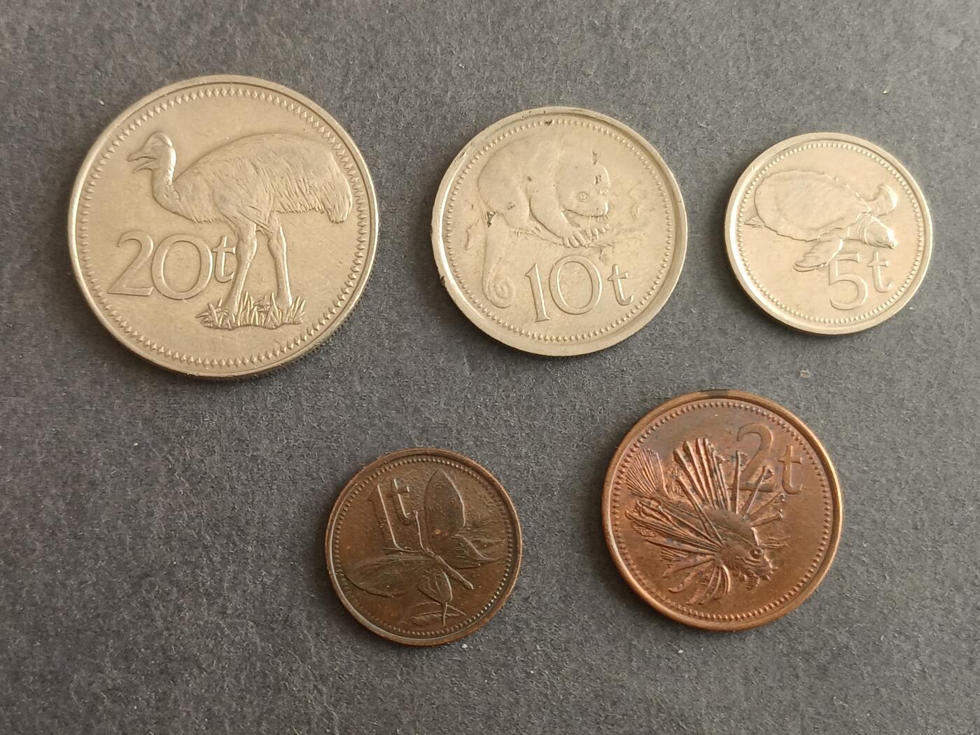 【游宝包邮场】蛇年第106期 纸钞硬币卡牌综合场[二] 巴新🇵🇬 1996年套币