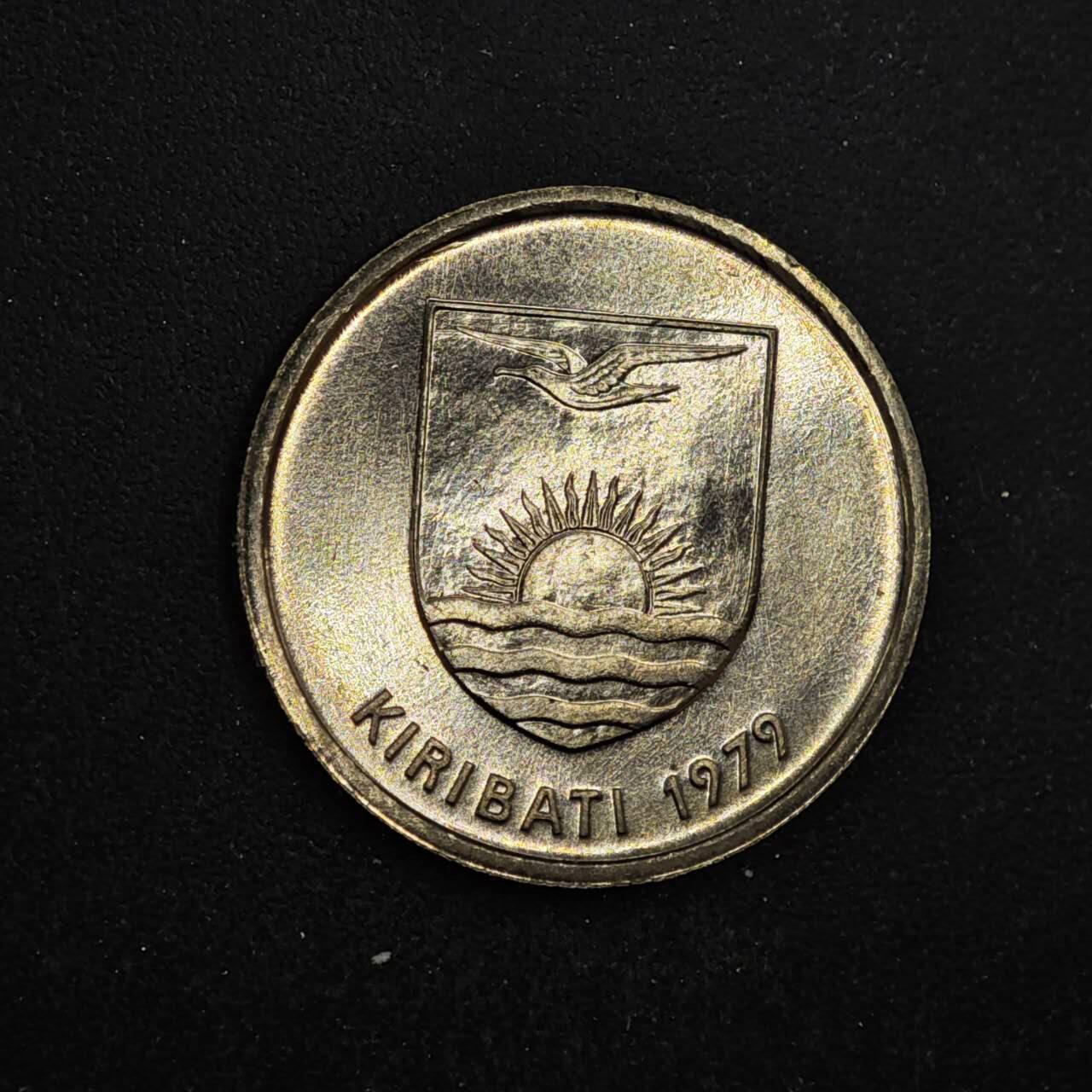 【淘币小摊】实时拍第八百四十四拍   散币场   满百包邮可预留二周 每周一统一发货   基里巴斯1979年5分镍币