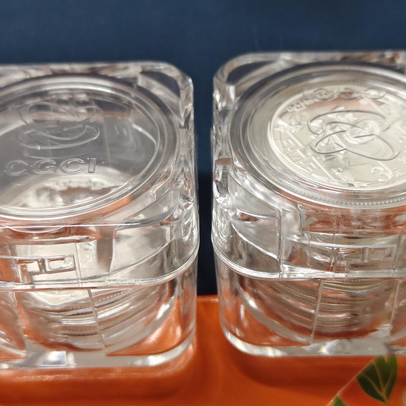 【全场包邮】纯粹捡漏拍493场 中国2022年3元卡册装福系列精制纪念银币7套-盒证全【8克*7枚，纯银价约1008元（按18元银价折算）】