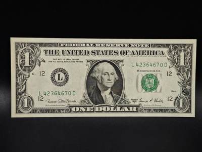 【淘币小摊】限时拍第八百四十六拍  纸币场  满百包邮可预留两周  周一统一发货  - 美国1969年1美元纸币