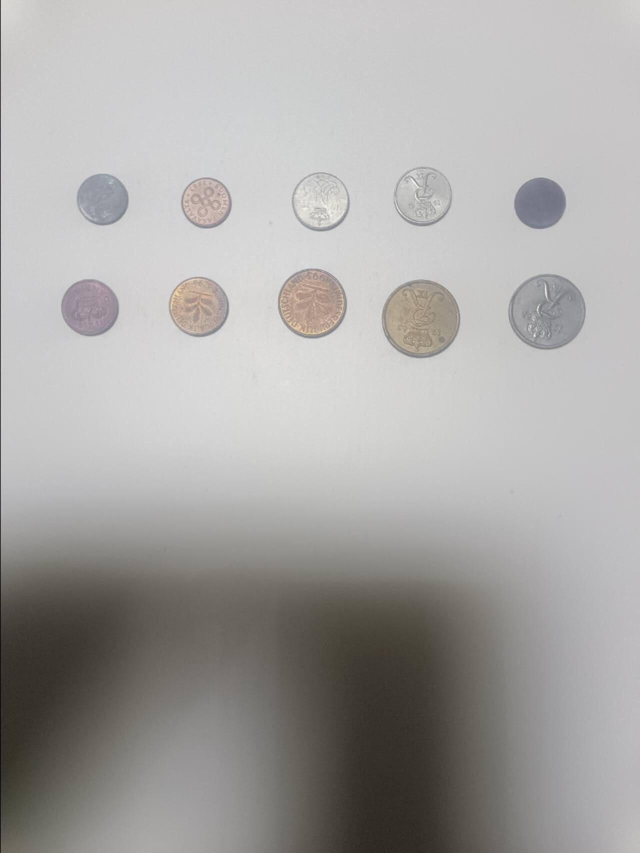 【20260113】非全新纸币和硬币第324场 欧洲国家10枚硬币