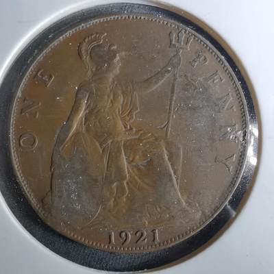 沼泽如烟--第956场 - 英国1921年1便士