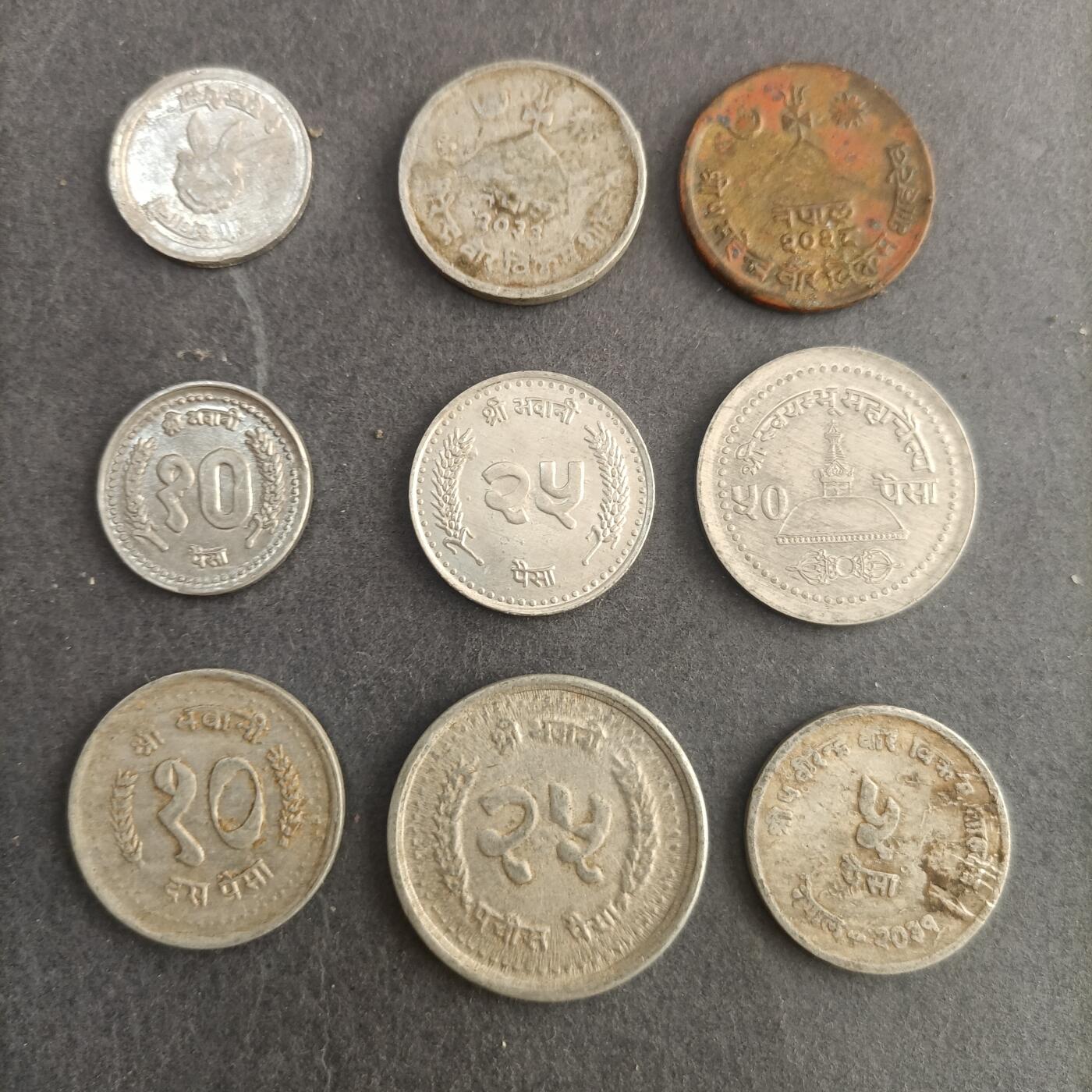 【游宝包邮场】蛇年第106期 纸钞硬币卡牌综合场[二] 尼泊尔🇳🇵 9枚