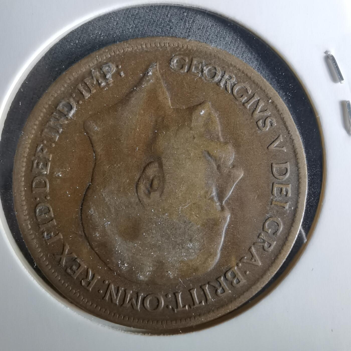 沼泽如烟--第956场 英国1917年1便士