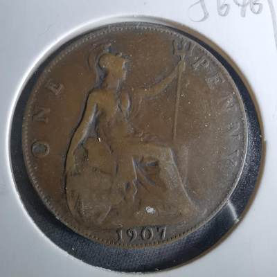 沼泽如烟--第956场 - 英国1907年1便士